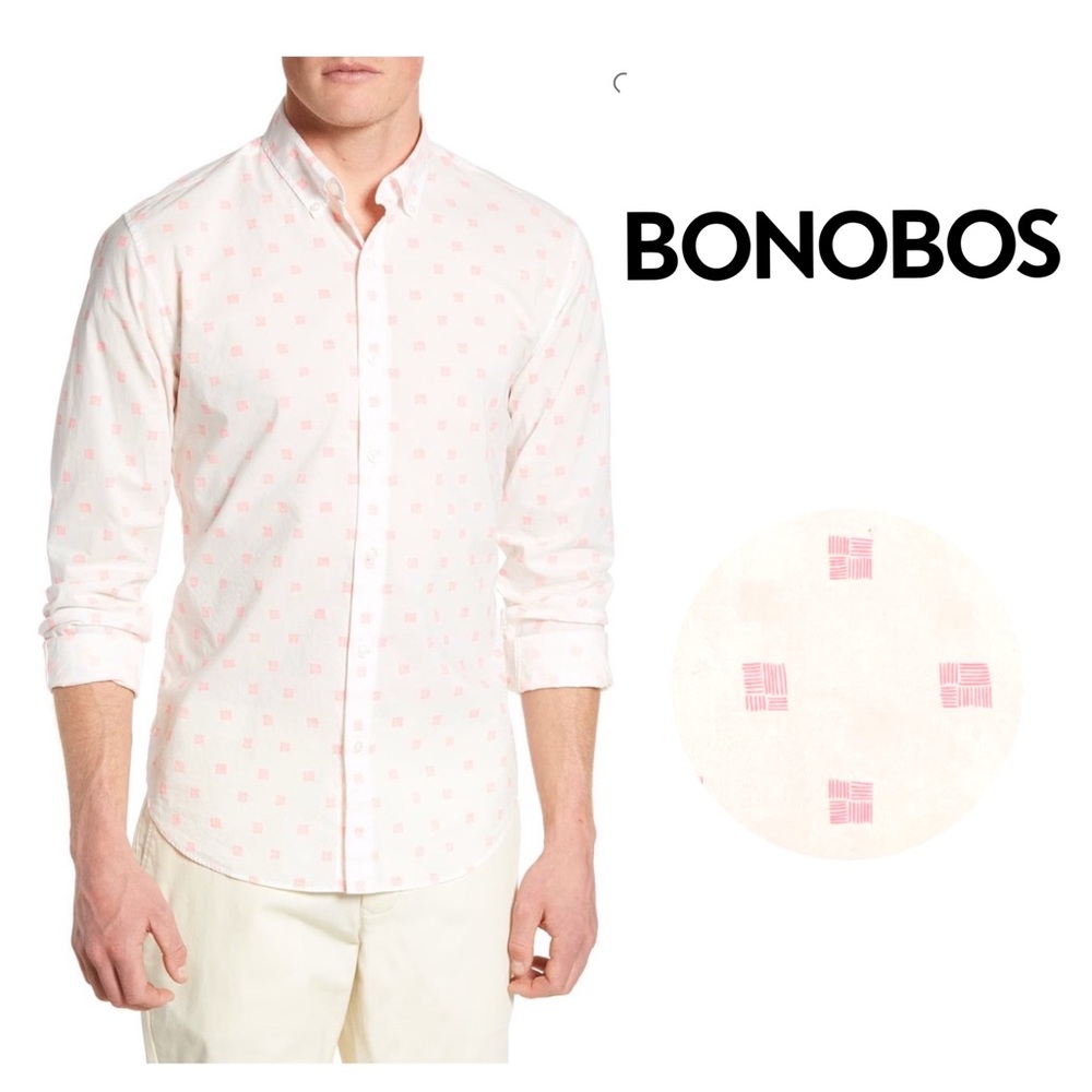 Bonobos Tailored Slim Fit Summerweight Print Shirt